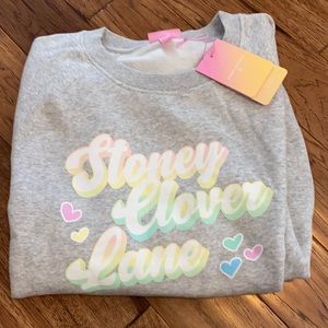 Stoney Clover Lane X Target gray logo sweatshirt XL